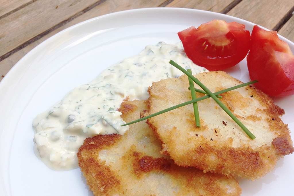 Sellerieschnitzel mit Remouladensauce | Familienkantine